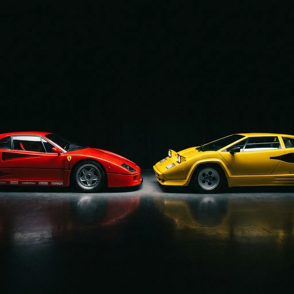 פרארי נגד למבורגיני: השור הזועם מול הסוס הצוהל