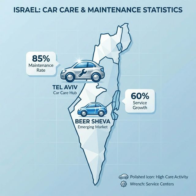הערים שבהן המכוניות נשמרות הכי טוב בישראל: ניתוח דאטה